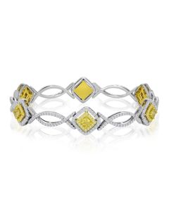 Radiant Fancy Yellow Bracelet