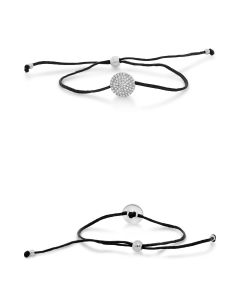Diamond Disc String Bracelet