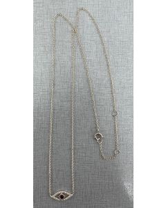 Sapphire and Diamond Evil Eye