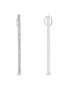 Pave Diamond Linear Pendant