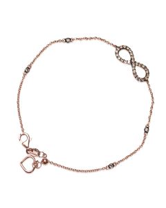 Champagne Diamond Infinity Bracelet
