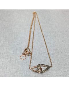  Champagne Diamond Necklace