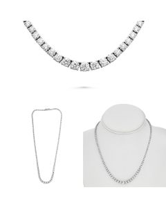 Round Diamond Necklace