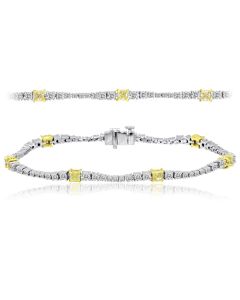 Radiant Fancy Yellow Bracelet
