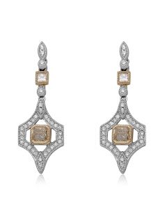 Fancy Yellow Diamond Earring