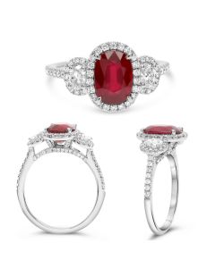 Oval Ruby Ring