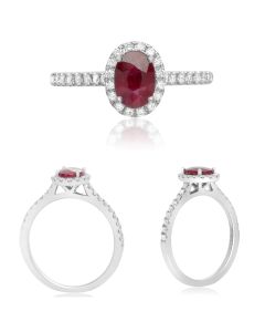 Oval Ruby Ring