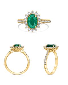 Oval Emerald Ring