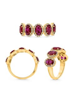 Oval Ruby Ring