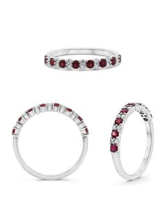 Round Ruby Ring