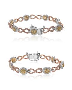 Oval Fancy Yellow Bracelet