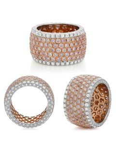 Round Pink Diamond Ring