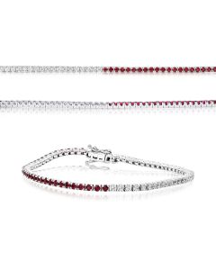 2-Carat White Diamond Tennis Bracelet