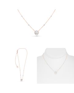 Round Diamond Necklace