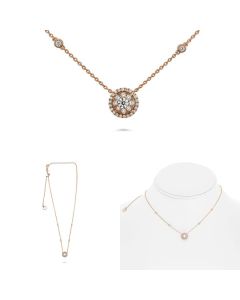Round Diamond Necklace