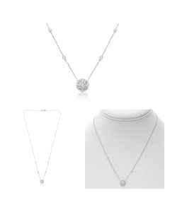 Round Diamond Necklace