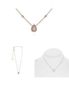 Pear Shape Diamond Necklace