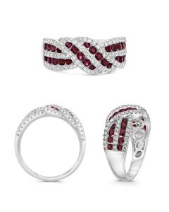Mixed Shape Ruby Ring