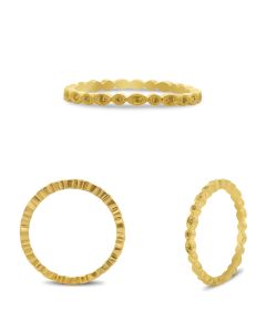 Marquise & Dot Yellow Diamond Band