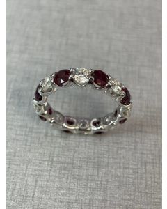 Round Ruby Ring
