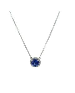 Round Tanzanite Necklace