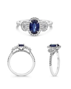 Oval Sapphire Ring