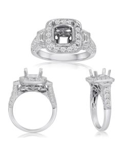 Cushion Diamond Ring