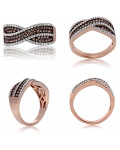 Champagne Diamond Ring