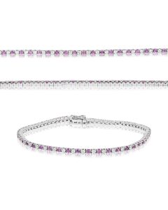 2-Carat White Diamond Tennis Bracelet