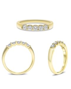 5 STONE SHARED PRONG