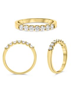 7 STONE SHARED PRONG