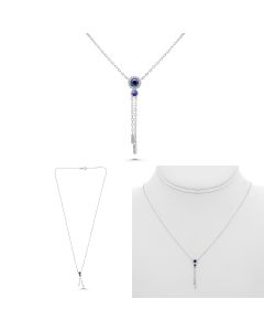 Sapphire Drop Necklace